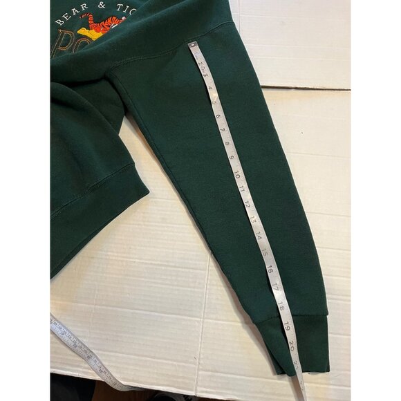 Vintage Disney Pooh & Tigger Green Sweatshirt XL fruit of the loom tag crewneck - Picture 10 of 11